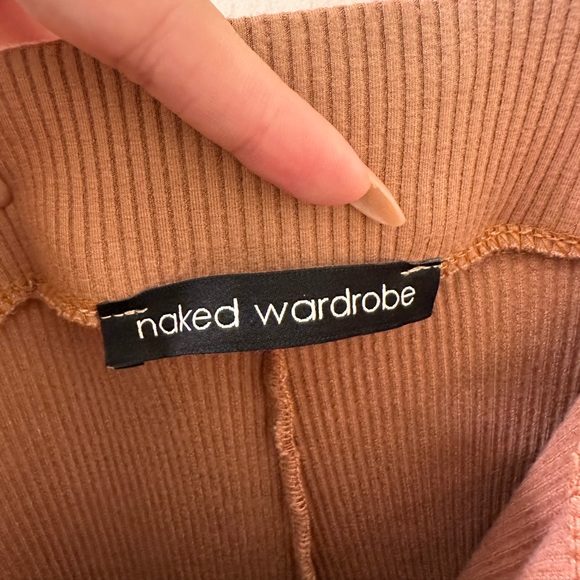 Naked Wardrobe Snatched & Slit Leggings - Picture 4 of 6